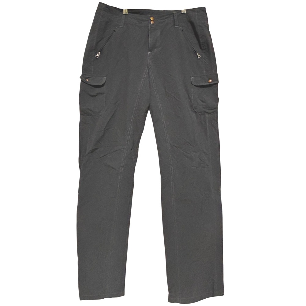 Kuhl Mountain Cargo Pants Women's 32x30 sz 12 Gray Hiking Outdoor Active Read